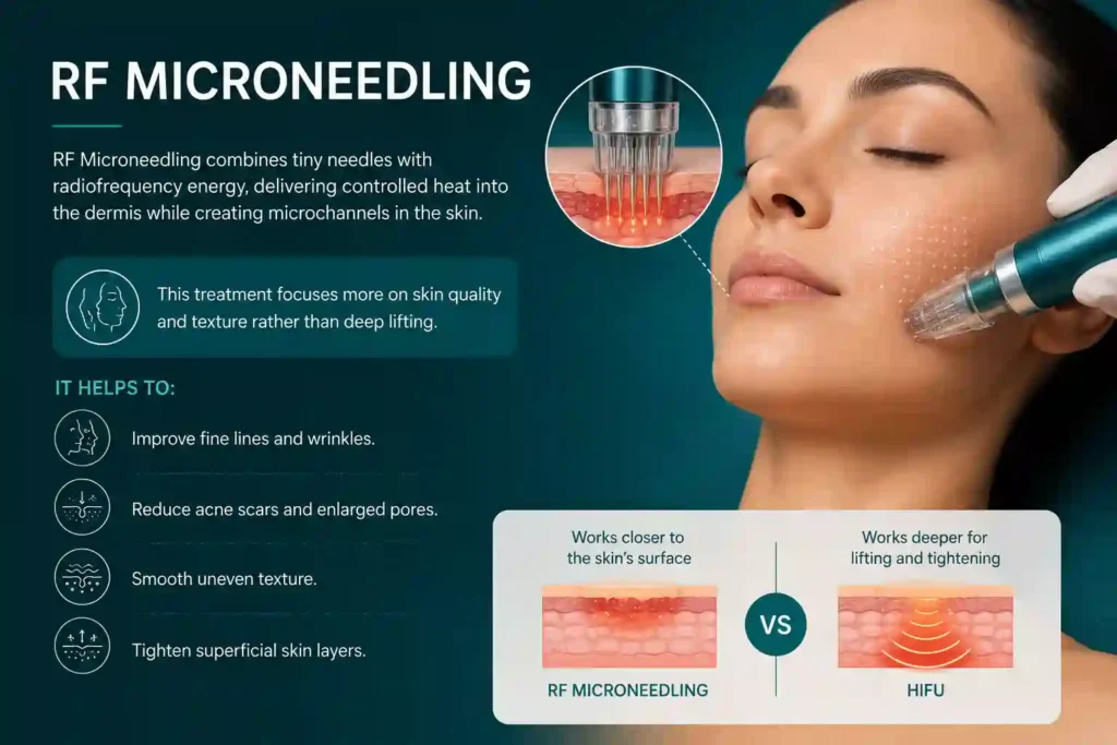 What Does RF Microneedling Do That HIFU Alone Cannot Malvern Wells