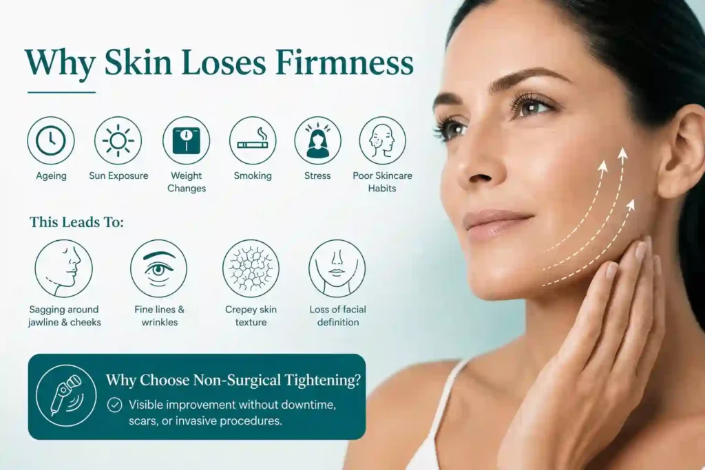 What Makes Skin Lose Firmness and Why Do People Seek Non-Surgical Tightening Malvern Wells?